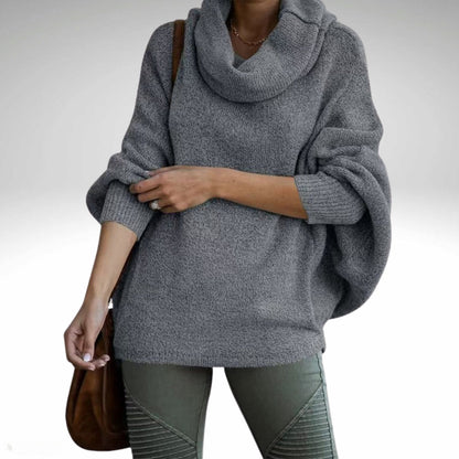Evelyn - Oversize-Rollkragenpullover Warm für Frauen