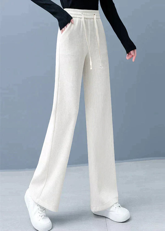 Freesia - Schlichte Hose mit geradem Bein und weitem Bein