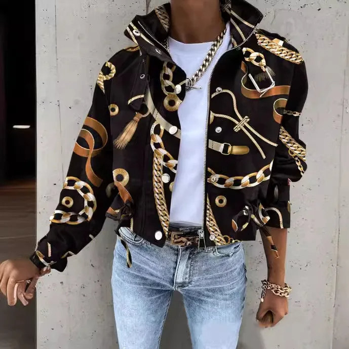 Tesha - Moderne Jacke mit Kordelzug für Frauen
