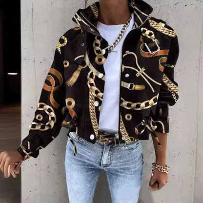 Tesha - Moderne Jacke mit Kordelzug für Frauen