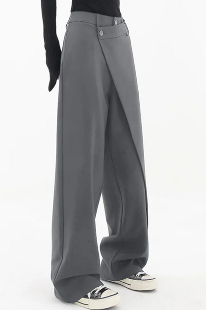Zara | Unregelmäßige Hose mit weitem Bein für Frauen