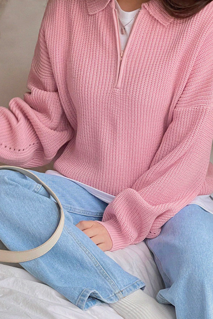 Lina - Winterpullover mit Reißverschluss für Frauen
