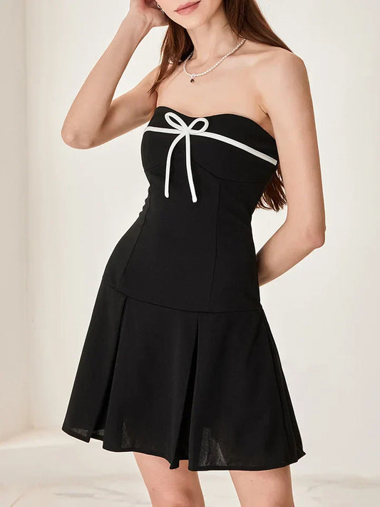 Camilla - Minikleid mit Schleife