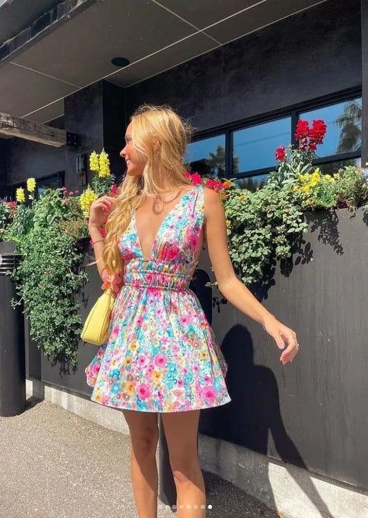 Genovia - Sommerkleid mit Blumendruck