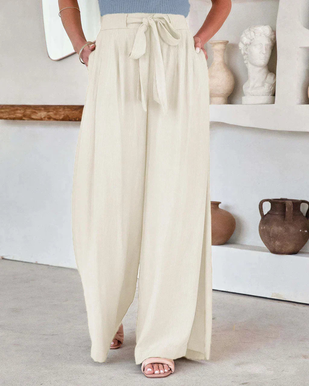 Isabelle - Hose aus Leinen Airy