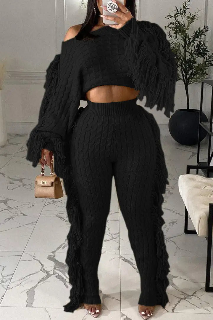 Kaianna - Kuscheliges Strick-Outfit-Set für Frauen