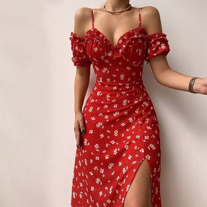 Natalia - Cocktailkleid mit V-Ausschnitt