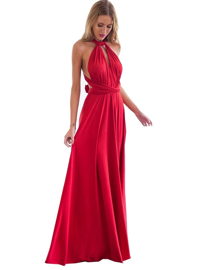 Elise - Langes Kleid Stylisiert Convertible