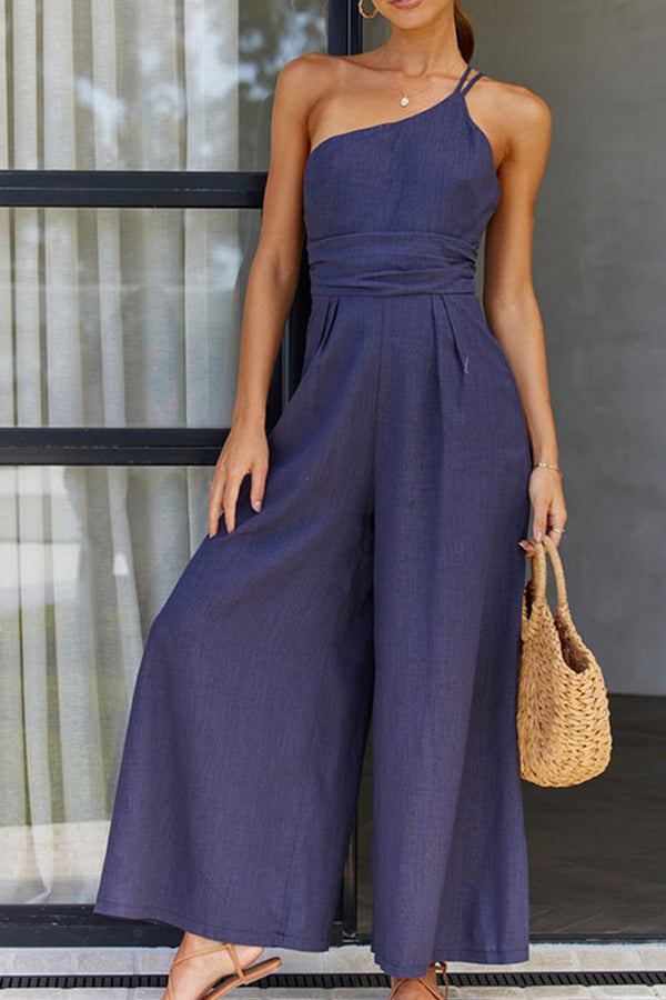 Camille - Eleganter Overall mit einer Schulter