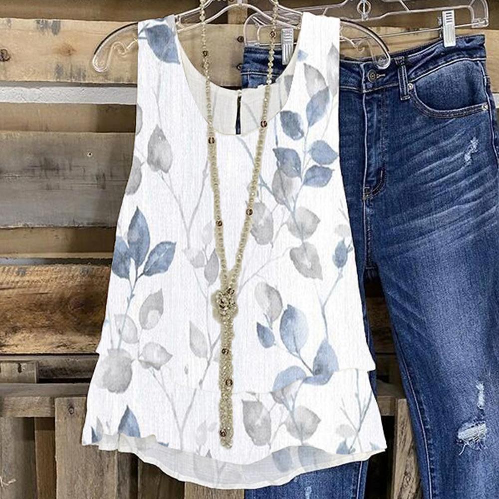 Janna - Schickes, ärmelloses Tank Top mit Rundhalsausschnitt