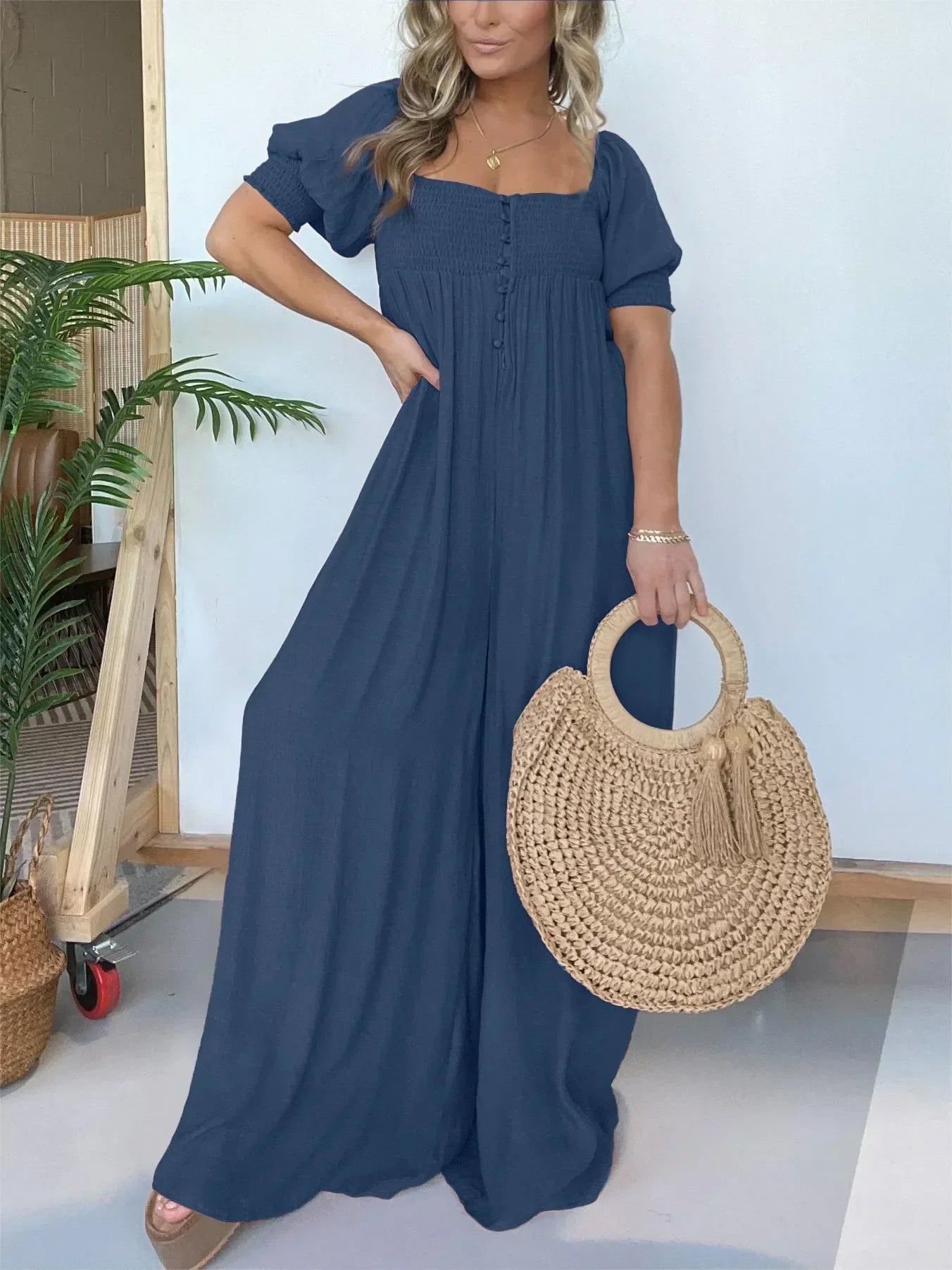 Amandine - Bequeme weite Overalls