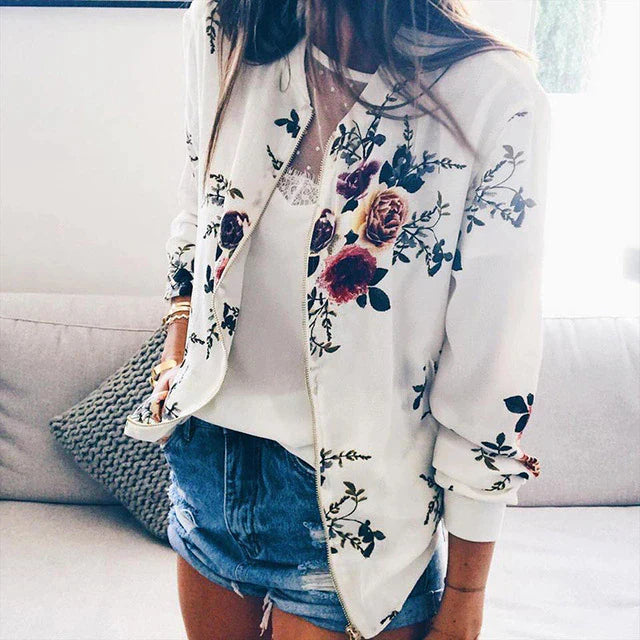 Cecilia geblümte Jacke | Vintage & stilvoll