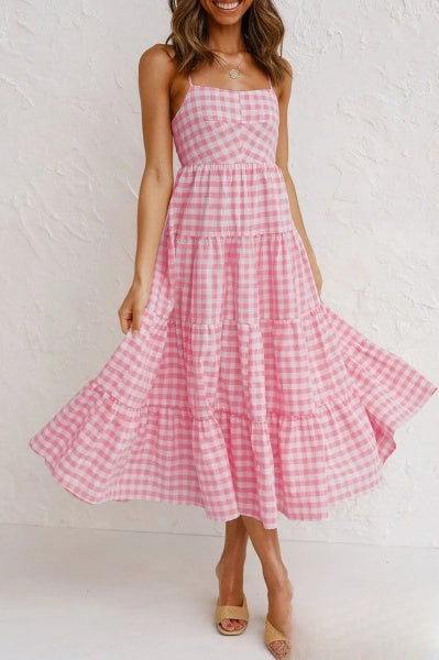 A-Linien-Kleid mit Trägern