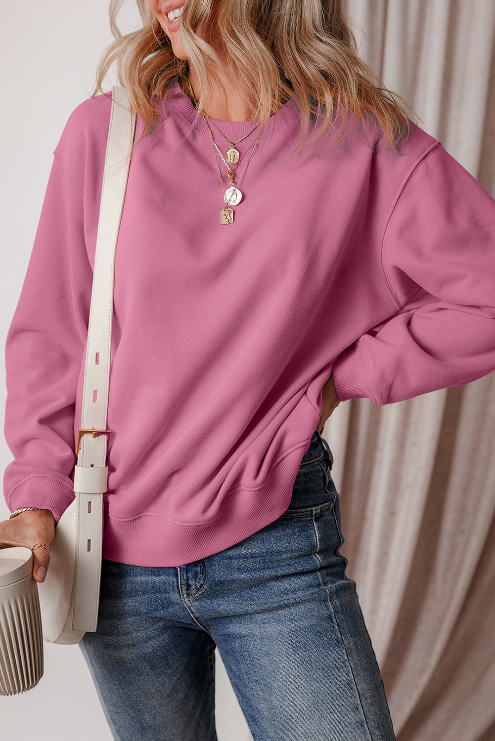 Jozina | Klassischer und schlichter Fleecepullover