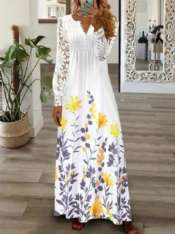 Mae - Kleid mit Blumenmuster