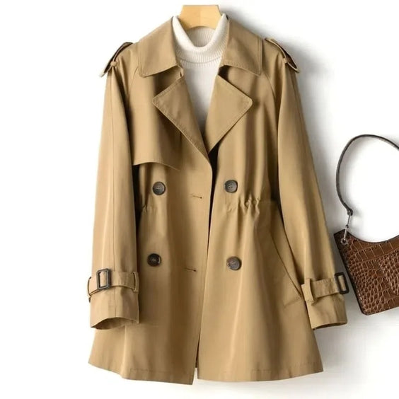Zenvorin™ | Eleganter Trenchcoat mit doppelter Knopfleiste