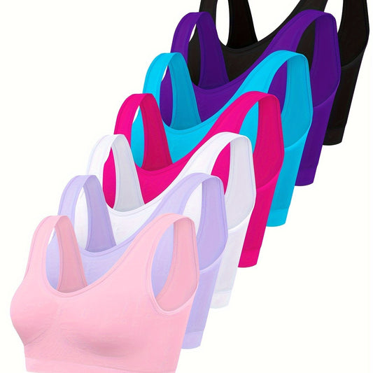 Eline | 7-teiliges Set aus nahtlosen Sport-BHs