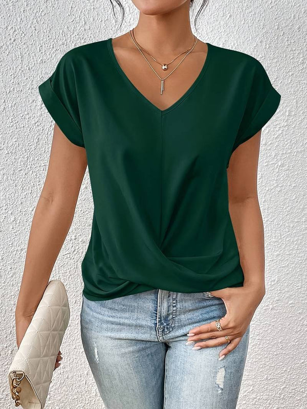 Leslie - Lässiges Kurzarm-T-Shirt für Frauen