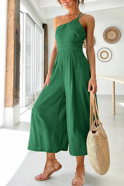 Camille - Eleganter Overall mit einer Schulter