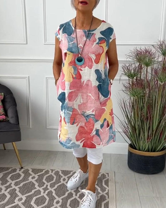 Maxikleid - Asymmetrisch - Hoher Schlitz - Perfekt für Sommerabende