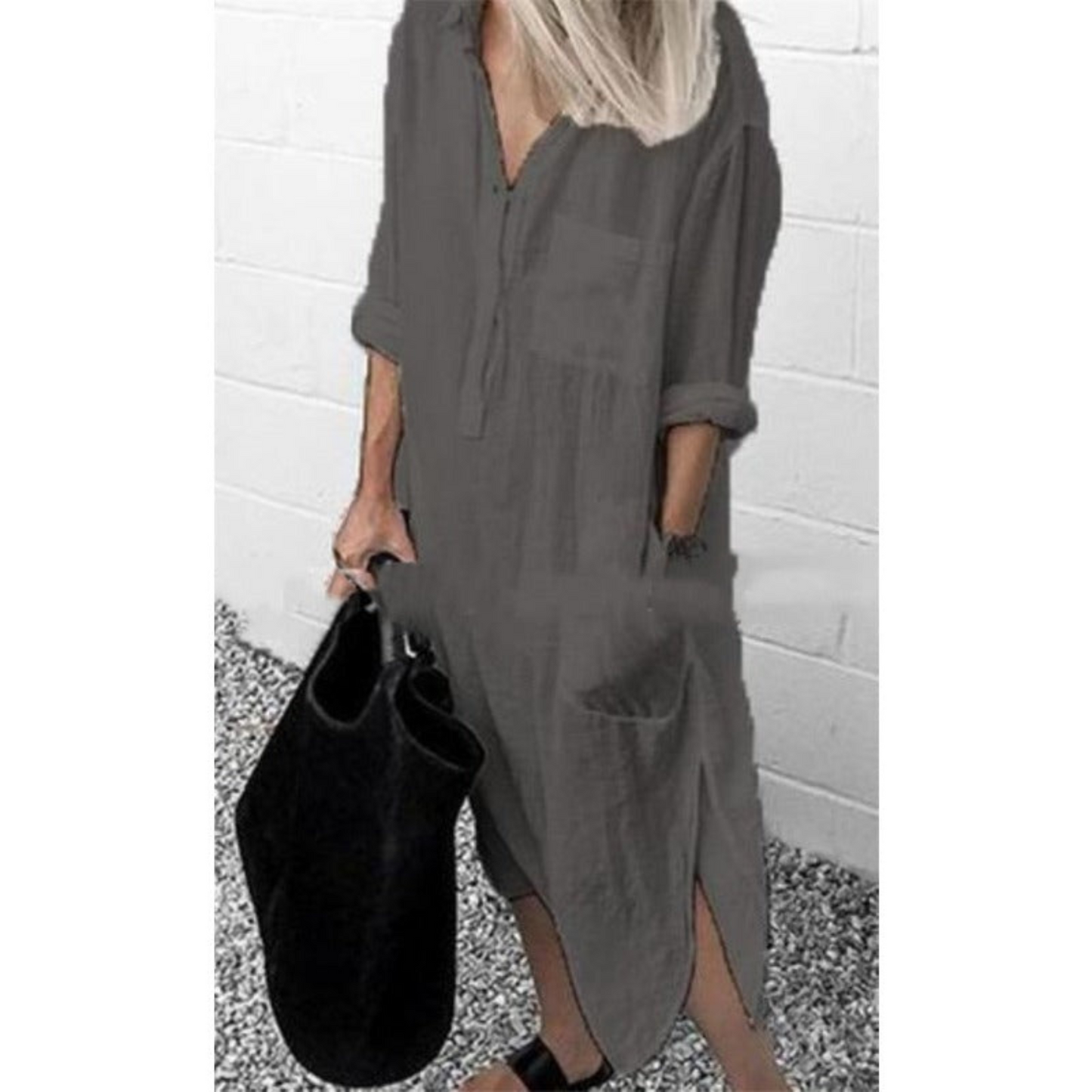 Anne | Stilvolles langes Sommerkleid
