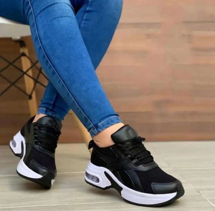 Lässige Damen Plateauschuhe
