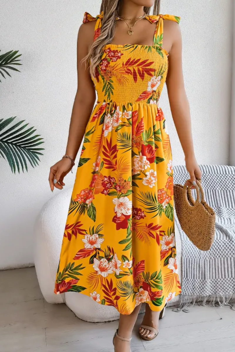 Isabelle | Blumiges Korsettkleid für Frauen