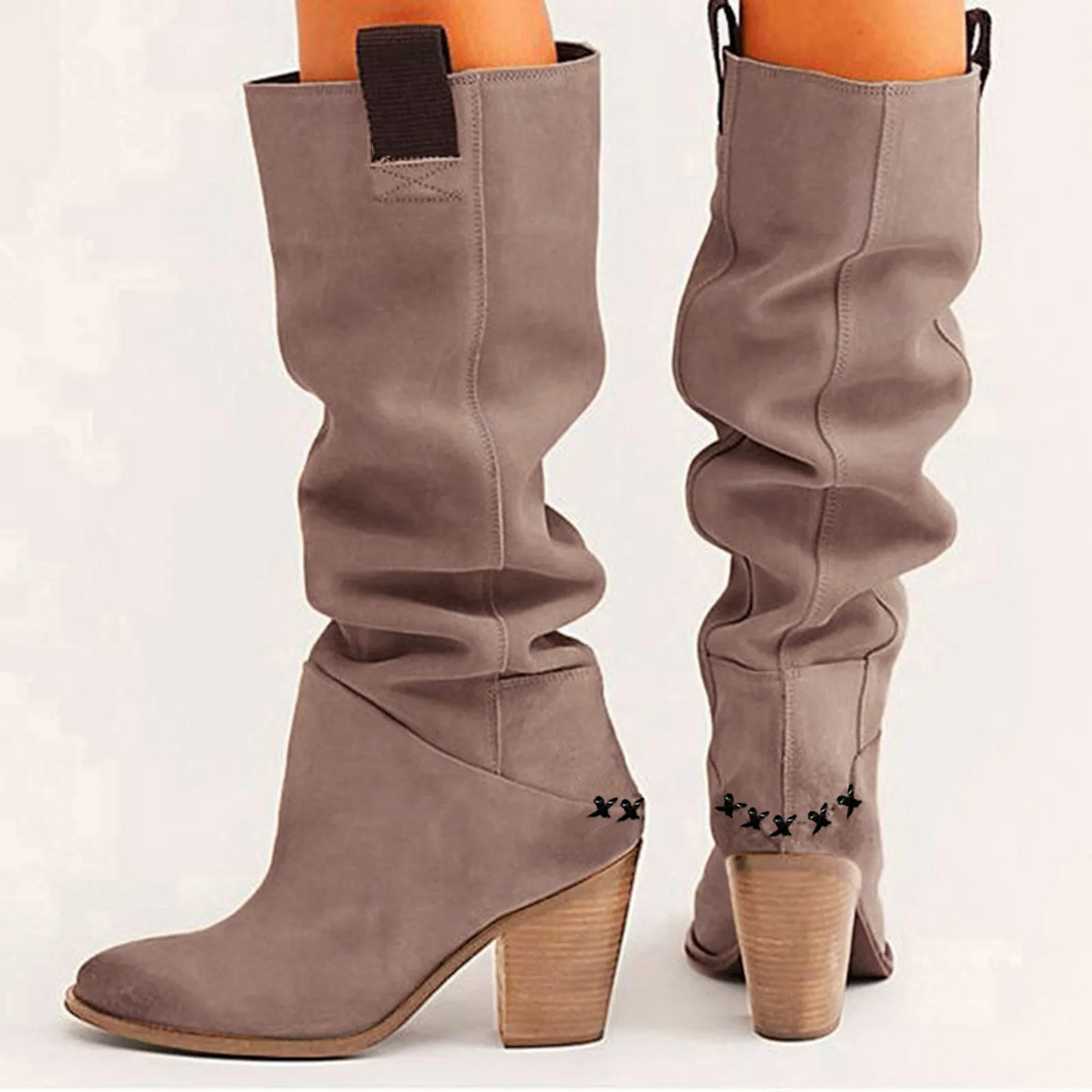 Hohe Winterstiefel - Mülleimer