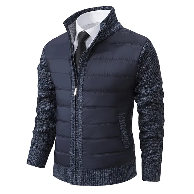 Klassische und originelle Strickjacke