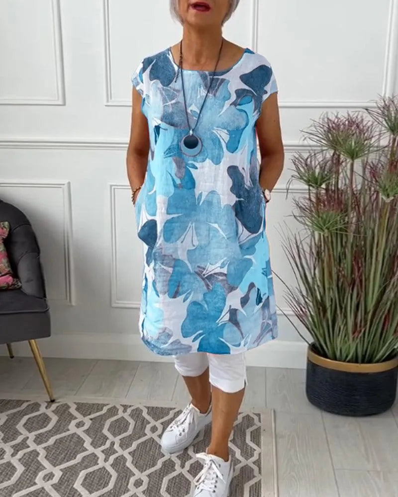 Maxikleid - Asymmetrisch - Hoher Schlitz - Perfekt für Sommerabende