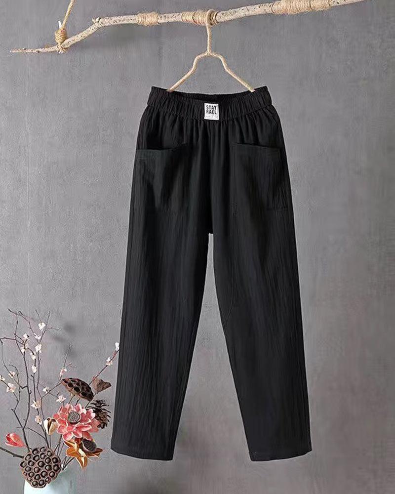 Alannah - Hose aus Halbleinen