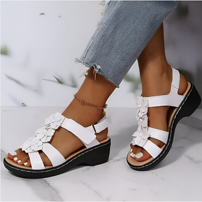Penelope® | Sandalen mit Keilabsatz, Retro-Charme und orthopädischem Halt