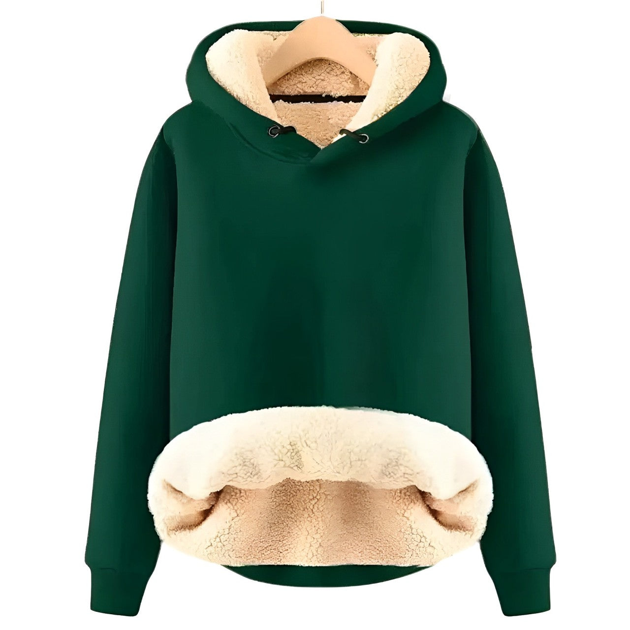 Mila - Kuschelige Sherpa Fleece Kapuzenjacke für Frauen