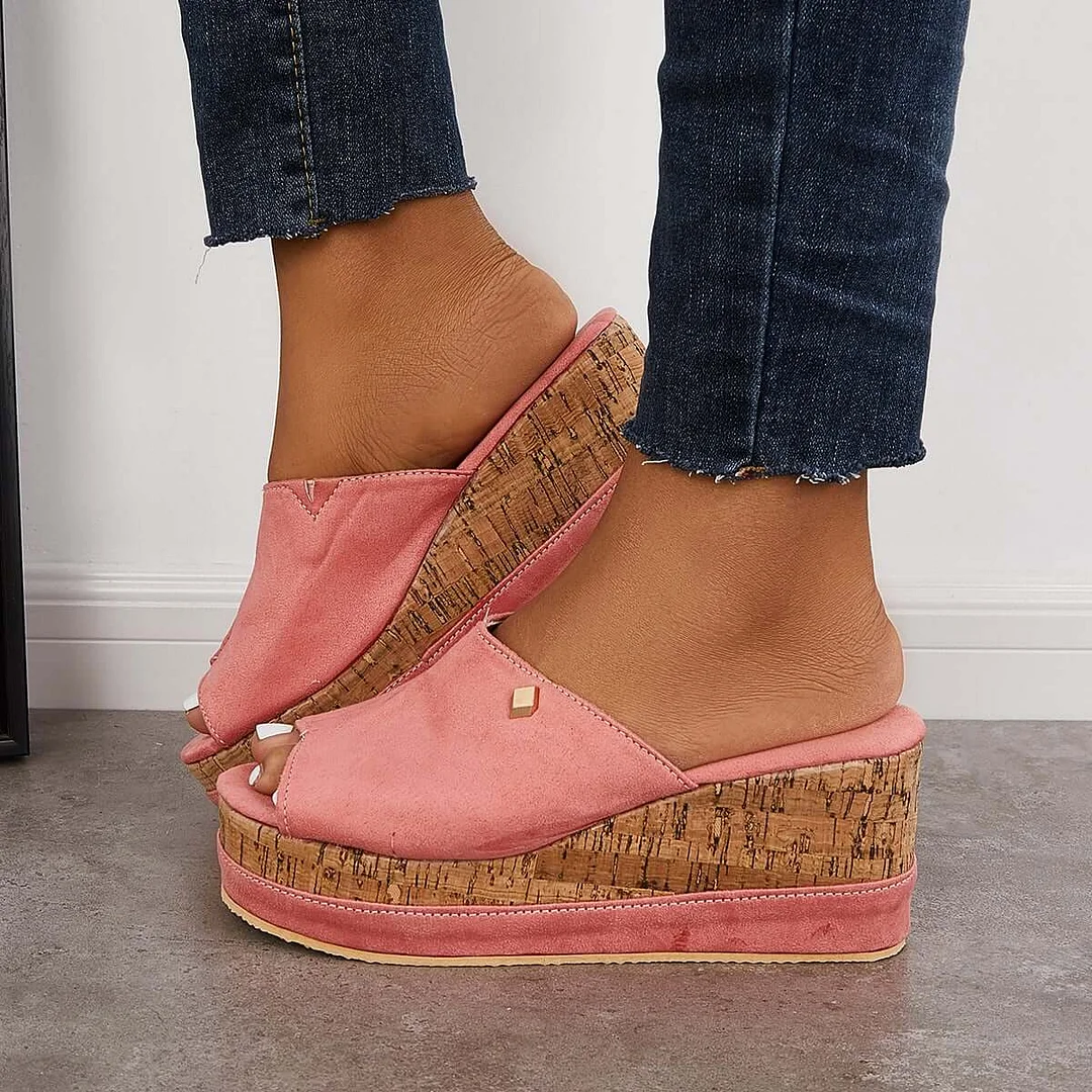 Shannon - Bequeme Schnürsandalen mit Korksohle Plateau-Schuhe