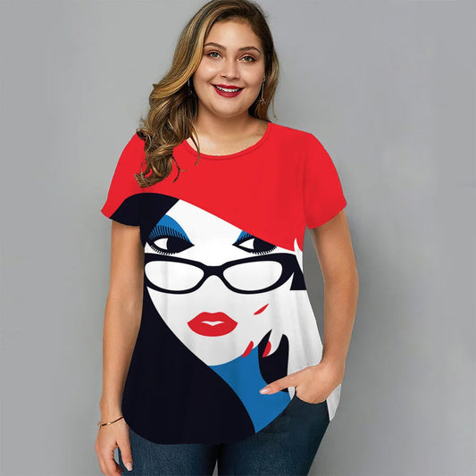 Vardi Dante™ Maartje Plus-Size T-Shirt | Lässig & stilvoll