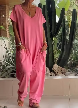Xenia - Streetwear Fashion Neuer lockerer Jumpsuit