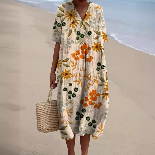 Georgia - Sommerkleid mit floralem Muster