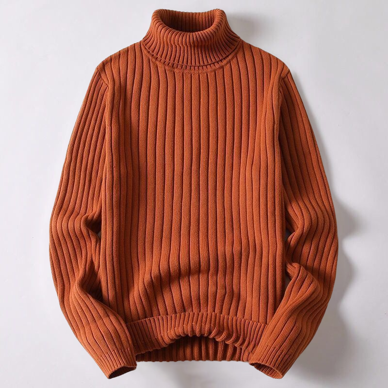 Vincenzo- Rollkragenpullover aus Merinowolle Ace