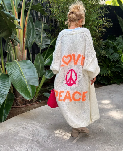 Ariana - Cosy Peace and Love Strickjacke für Frauen