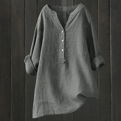 Astrapis™ | Knöpfbare Bluse Elegant und Vielseitig