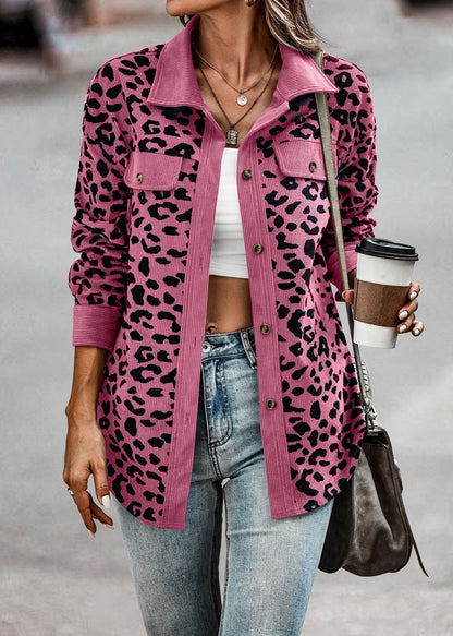 Schicke Jacke mit Leopardenmuster für Damen