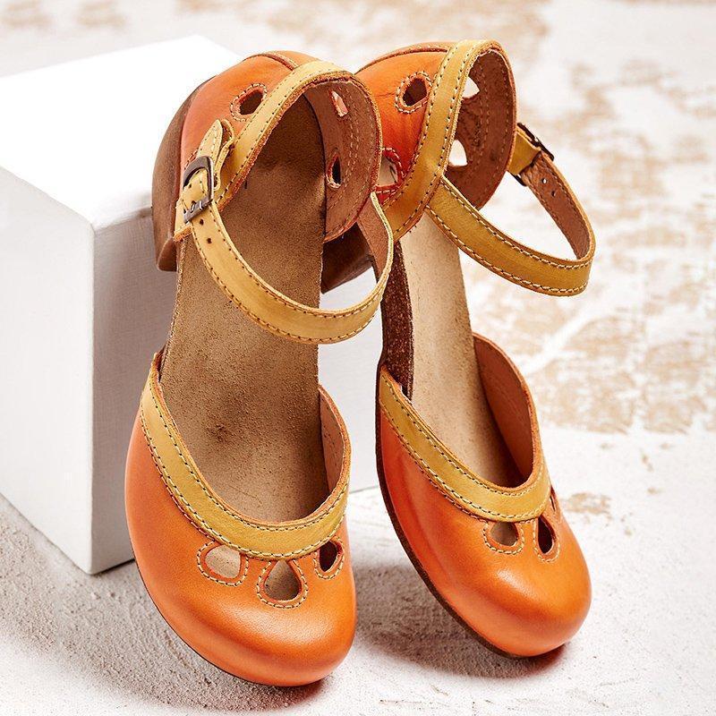 Yolanda® | Bequeme Sandalen mit niedrigem Absatz