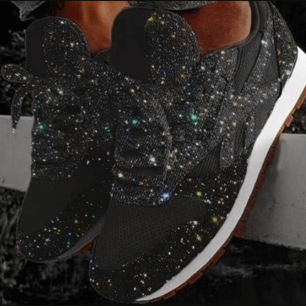 Mode Pailletten Frauen Schuhe