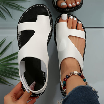 Modische Sandalen mit offener Zehenpartie und Cut-out-Design