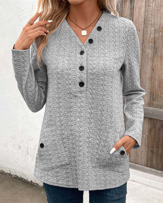 Zena - Gestricktes T-Shirt für Frauen