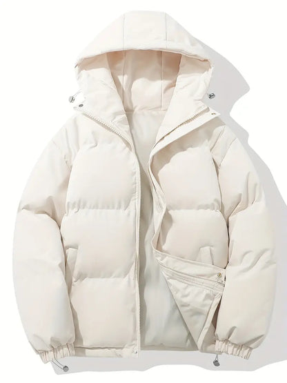 Livia - Warmer, gefütterter Wintermantel mit Kapuze für Damen