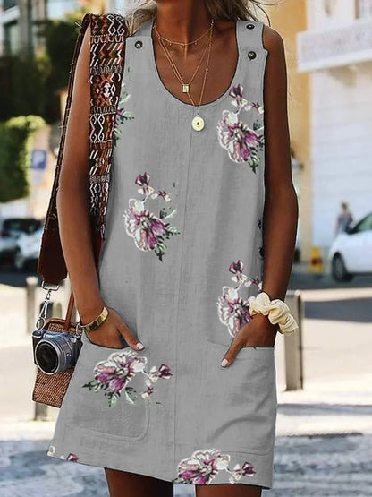 Sommerkleid mit Knöpfen