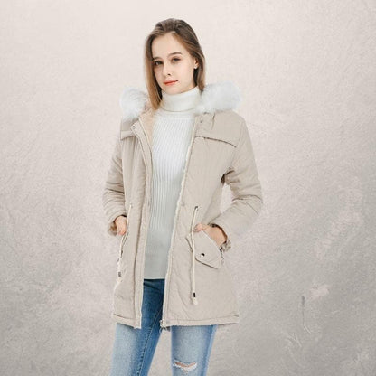 Anne - Stilvoller Parka mit Kunstpelz