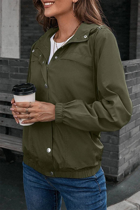 Lässige Sportjacke mit Kapuze und Tasche für Männer | Vielseitiger Mantel