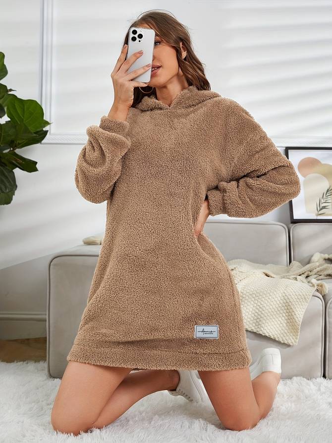 Diana - Kuscheliger Teddy Hoodie für Frauen